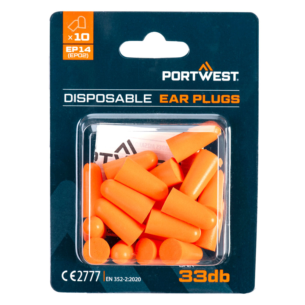 PU Foam Ear Plugs (10 Pairs)